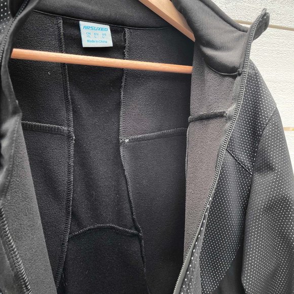 Mens Arsuxeo cycling jacket, black, size Large - Picture 3 of 9